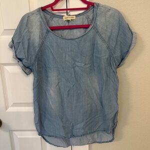 Anthropologie denim top